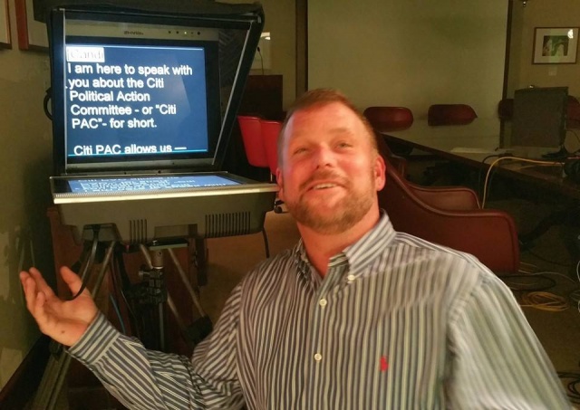 Matt Burton With Prompter2
